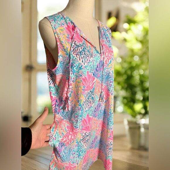 LILLY PULITZER Johana Beach Swim Dress Cover Up SPLASHDANCE - Picture 10 of 12